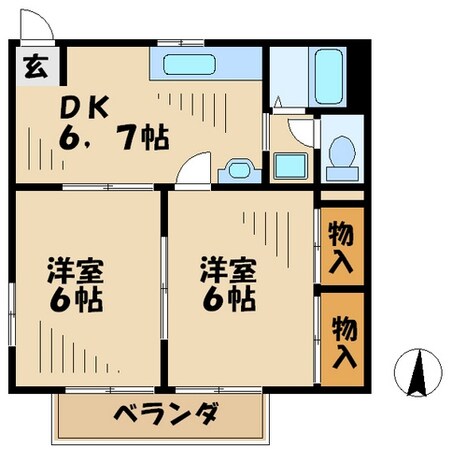 アビタシオンの物件間取画像